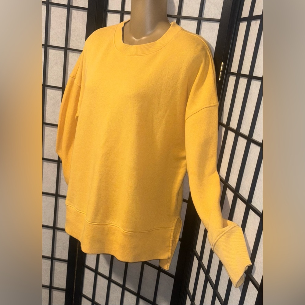 Time and Tru | Women's Crewneck | Long Sleeve  Sweatshirt |
Size: MED | Mustard - Picture 11 of 12